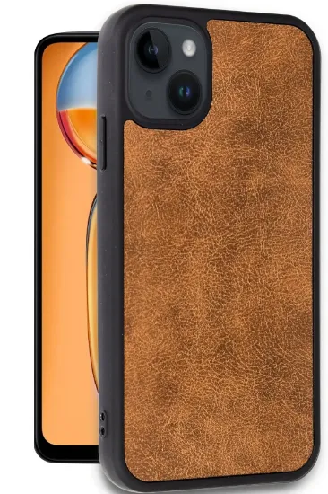 Newface iPhone 15 Kılıf Aras Deri Kapak - Taba resmi