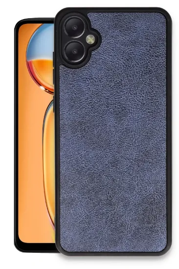 Newface Samsung Galaxy A05 Kılıf Aras Deri Kapak - Lacivert resmi