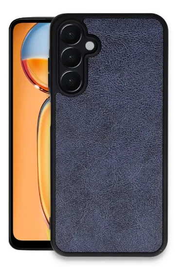 Newface Samsung Galaxy A05S Kılıf Aras Deri Kapak - Lacivert resmi