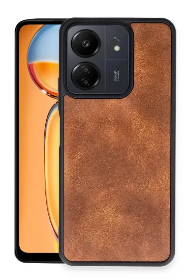 Newface Xiaomi Redmi 13C Kılıf Aras Deri Kapak - Taba resmi