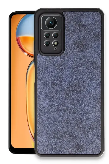 Newface Xiaomi Redmi Note 12 Pro 4G Kılıf Aras Deri Kapak - Lacivert resmi