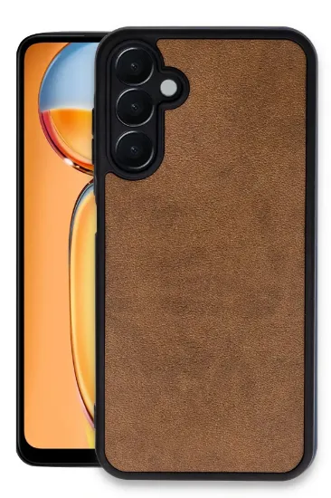 Newface Samsung Galaxy M15 Kılıf Aras Deri Kapak - Taba resmi