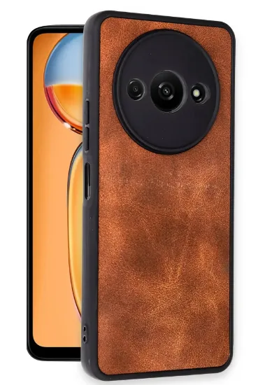 Newface Xiaomi Redmi A3 4G Kılıf Aras Deri Kapak - Taba resmi