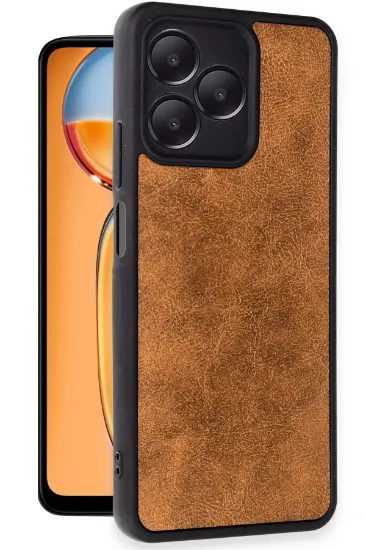 Newface Realme Note 50 4G Kılıf Aras Deri Kapak - Taba resmi