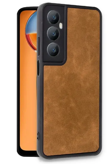 Newface Realme C65 Kılıf Aras Deri Kapak - Taba resmi