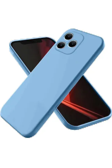 Newface Realme Note 50 4G Kılıf First Silikon - Mavi resmi