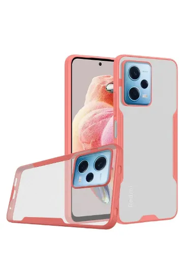 Newface Xiaomi Redmi Note 12 5G Kılıf Platin Silikon - Pembe resmi