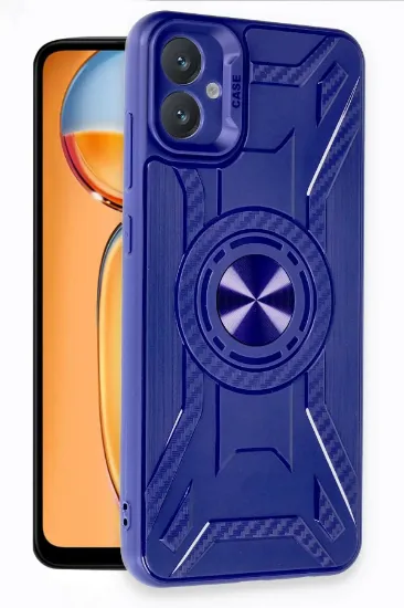 Newface Samsung Galaxy A05 Kılıf Lincoln Silikon - Lacivert resmi