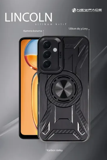 Newface Samsung Galaxy A05 Kılıf Lincoln Silikon - Lacivert resmi