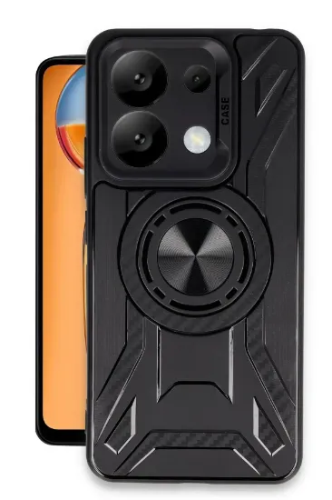 Newface Xiaomi Redmi Note 13 Pro 4G Kılıf Lincoln Silikon - Siyah resmi