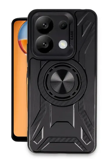 Newface Xiaomi Redmi Note 13 Pro 5G Kılıf Lincoln Silikon - Siyah resmi
