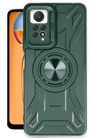 Newface Xiaomi Redmi Note 12 Pro 4G Kılıf Lincoln Silikon - Koyu Yeşil resmi