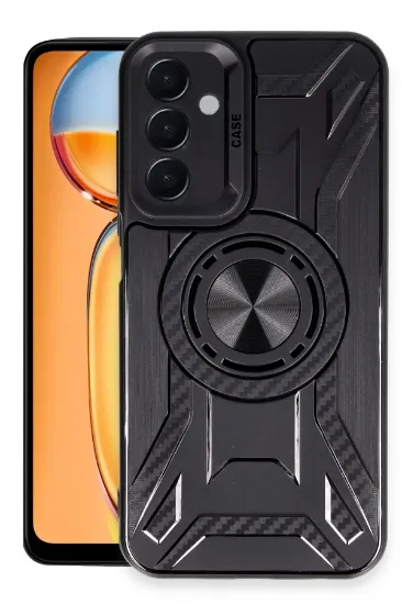 Newface Samsung Galaxy M15 Kılıf Lincoln Silikon - Siyah resmi