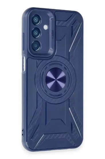 Newface Samsung Galaxy M15 Kılıf Lincoln Silikon - Lacivert resmi