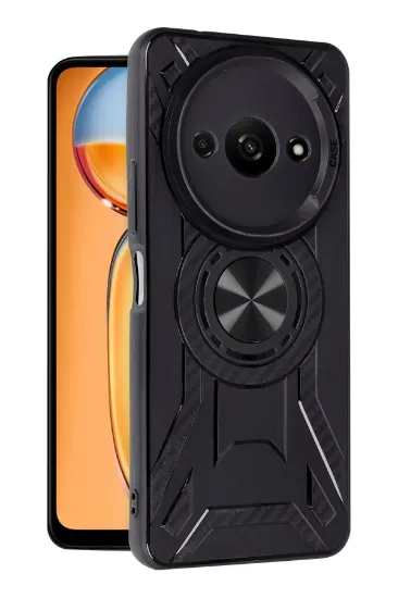 Newface Xiaomi Redmi A3 4G Kılıf Lincoln Silikon - Siyah resmi