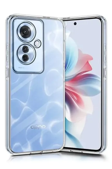 Newface Oppo Reno 11F Kılıf Lüx Şeffaf Silikon resmi