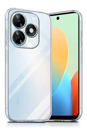 Newface Tecno Spark Go 2024 Kılıf Lüx Şeffaf Silikon resmi
