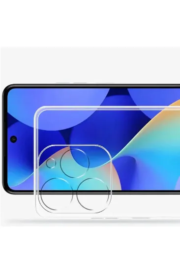Newface Tecno Spark Go 2024 Kılıf Lüx Şeffaf Silikon resmi