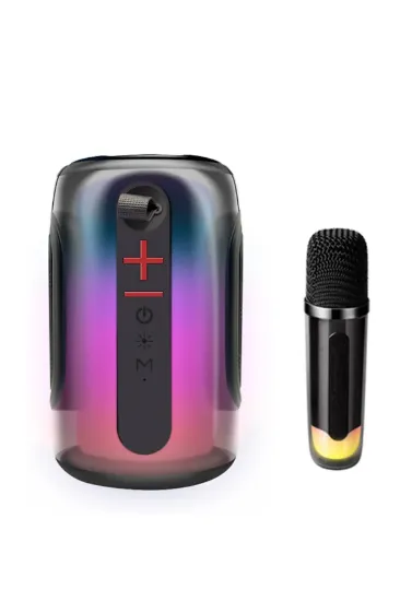 Newface Pluse 8 RGB Kablosuz Hoparlör - Siyah resmi