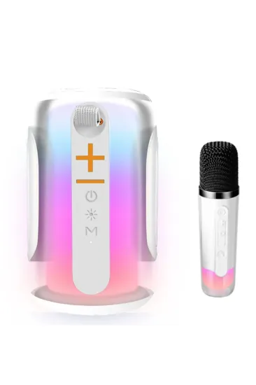 Newface Pluse 8 RGB Kablosuz Hoparlör - Beyaz resmi