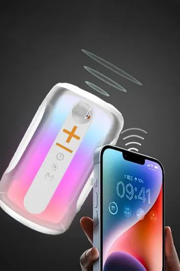 Newface Pluse 8 RGB Kablosuz Hoparlör - Beyaz resmi