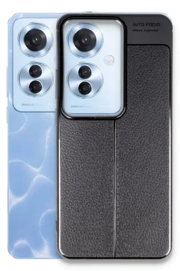 Newface Oppo Reno 11F Kılıf Auto Focus Kapak - Siyah resmi