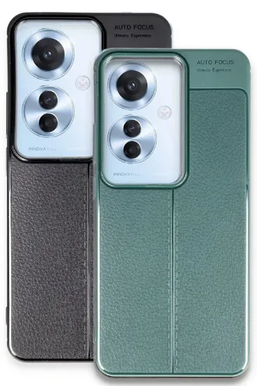 Newface Oppo Reno 11F Kılıf Auto Focus Kapak - Lacivert resmi