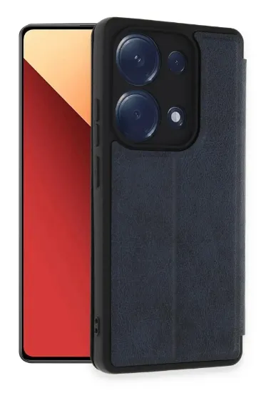 Newface Xiaomi Redmi Note 13 Pro 4G Kılıf Flip Cover - Lacivert resmi