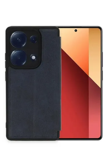 Newface Xiaomi Redmi Note 13 Pro 4G Kılıf Flip Cover - Lacivert resmi
