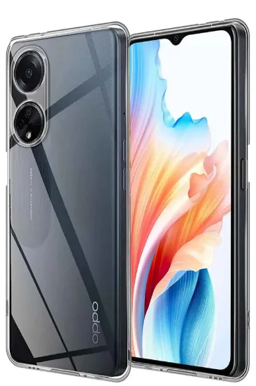 Newface Oppo A38 Kılıf Lüx Şeffaf Silikon resmi