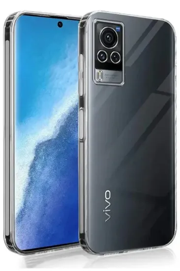 Newface Vivo V30 5G Kılıf Lüx Şeffaf Silikon resmi
