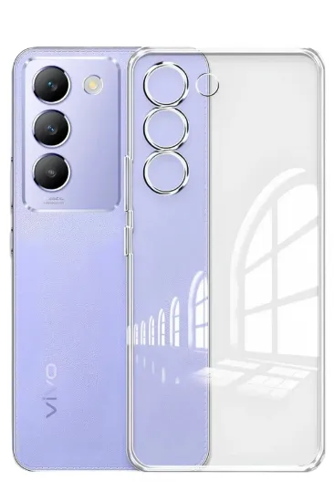 Newface Vivo V30 Lite 4G Kılıf Lüx Şeffaf Silikon resmi