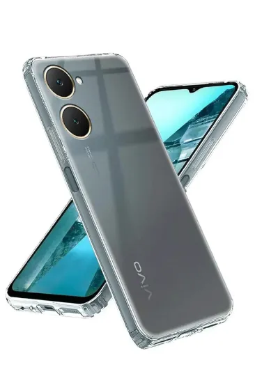 Newface Vivo Y18 Kılıf Lüx Şeffaf Silikon resmi