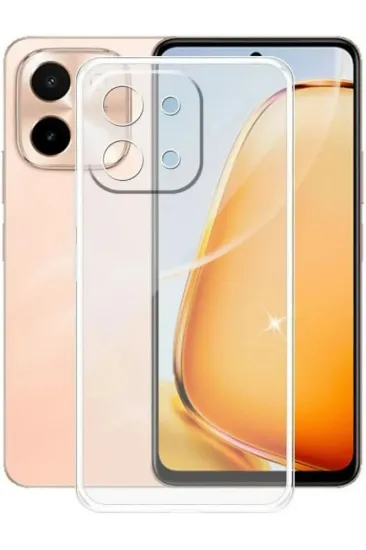 Newface Vivo Y28 Kılıf Lüx Şeffaf Silikon resmi