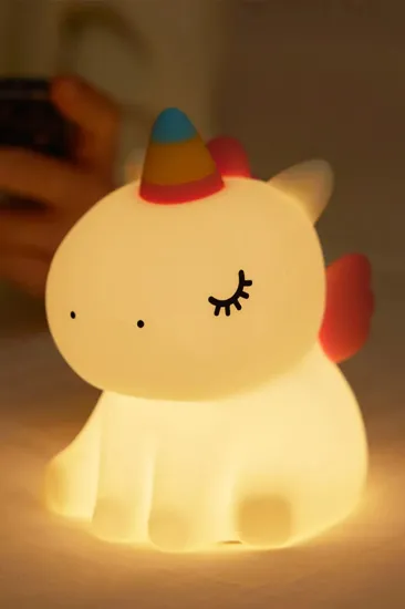 Newface A007 Dekoratif Gece Lambası Bebek Unicorn resmi
