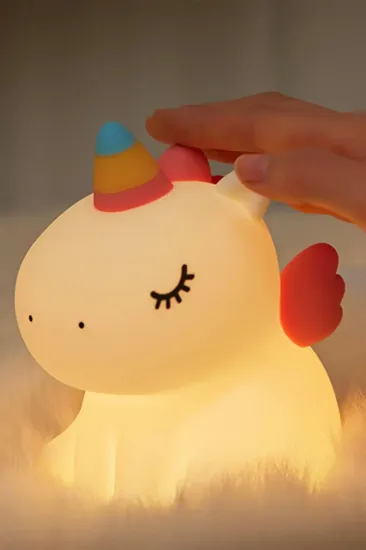 Newface A007 Dekoratif Gece Lambası Bebek Unicorn resmi