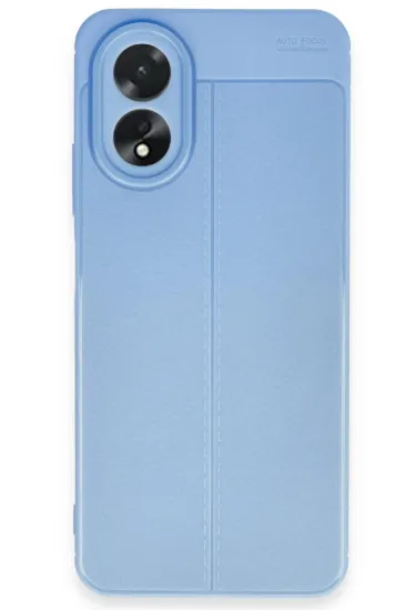 Newface Oppo A38 Kılıf Auto Focus Kapak - Mavi resmi