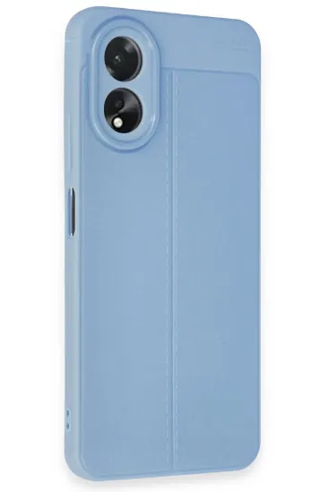 Newface Oppo A38 Kılıf Auto Focus Kapak - Mavi resmi