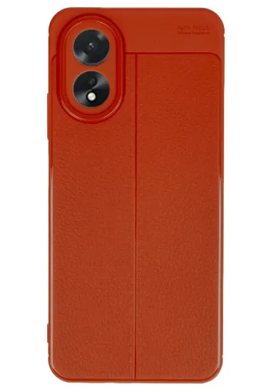 Newface Oppo A38 Kılıf Auto Focus Kapak - Kırmızı resmi
