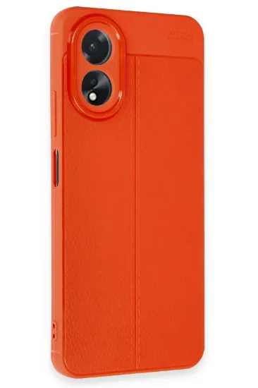 Newface Oppo A38 Kılıf Auto Focus Kapak - Kırmızı resmi