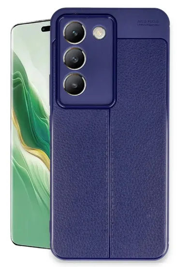 Newface Vivo V30 Lite 4G Kılıf Auto Focus Kapak - Lacivert resmi