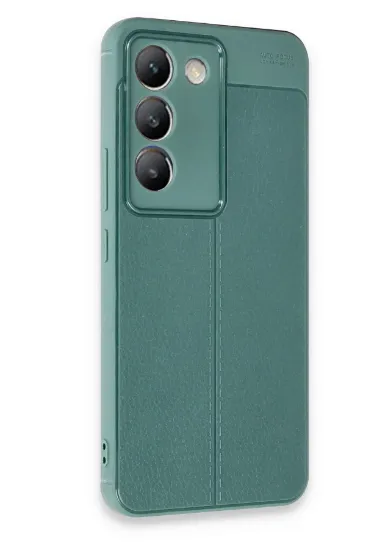 Newface Vivo V30 Lite 4G Kılıf Auto Focus Kapak - Koyu Yeşil resmi