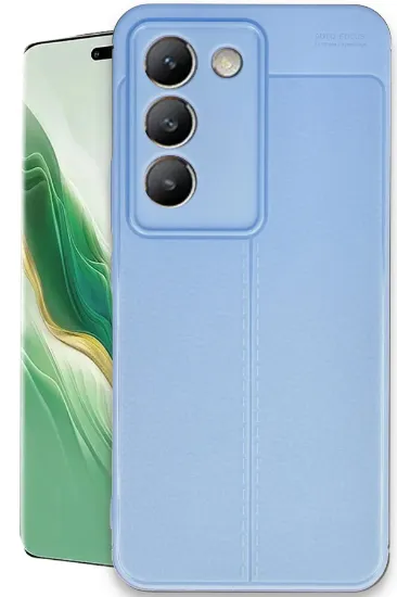 Newface Vivo V30 Lite 4G Kılıf Auto Focus Kapak - Mavi resmi