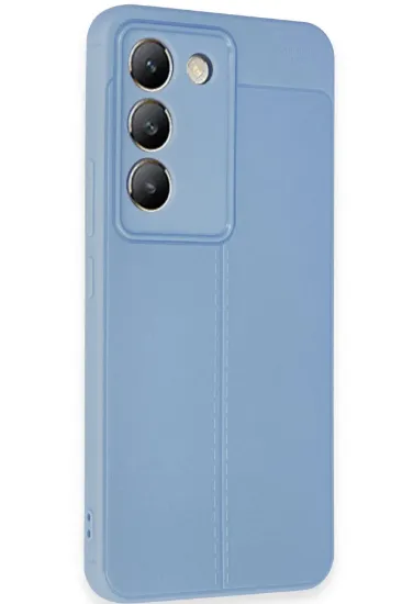 Newface Vivo V30 Lite 4G Kılıf Auto Focus Kapak - Mavi resmi
