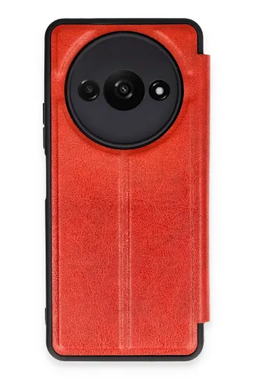 Newface Xiaomi Redmi A3 4G Kılıf Flip Cover - Kırmızı resmi