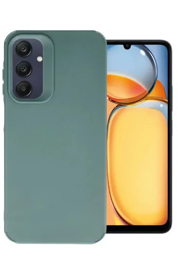 Newface Samsung Galaxy A05S Kılıf Petro Silikon - Koyu Yeşil resmi