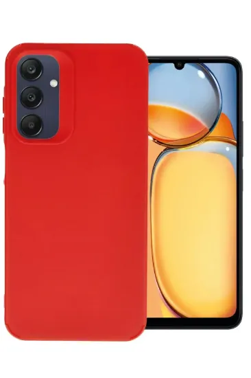 Newface Samsung Galaxy A05S Kılıf Petro Silikon - Kırmızı resmi