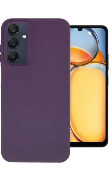 Newface Samsung Galaxy A25 5G Kılıf Petro Silikon - Mürdüm resmi