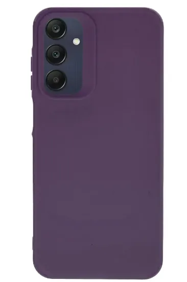 Newface Samsung Galaxy A25 5G Kılıf Petro Silikon - Mürdüm resmi