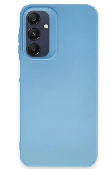 Newface Samsung Galaxy A55 5G Kılıf Petro Silikon - Mavi resmi